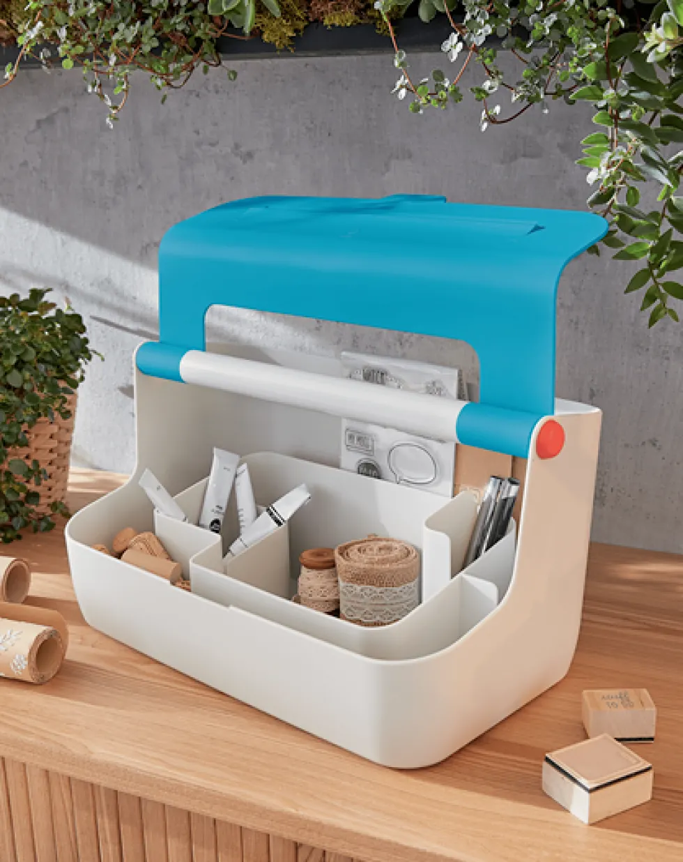 Förvaringsbox bärbar Leitz Cosy Blå