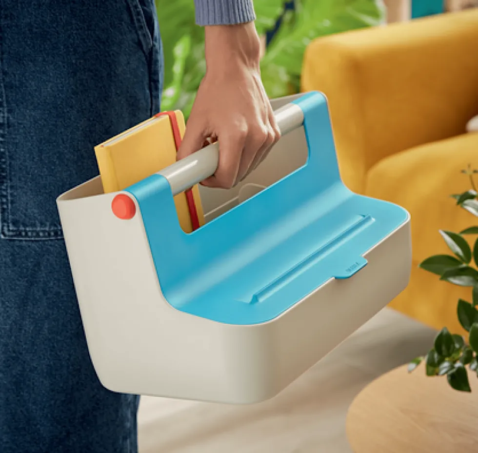 Förvaringsbox bärbar Leitz Cosy Blå