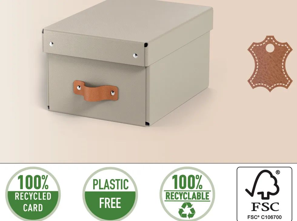 Förvaringslåda Leitz Puro 7L beige 2/fp