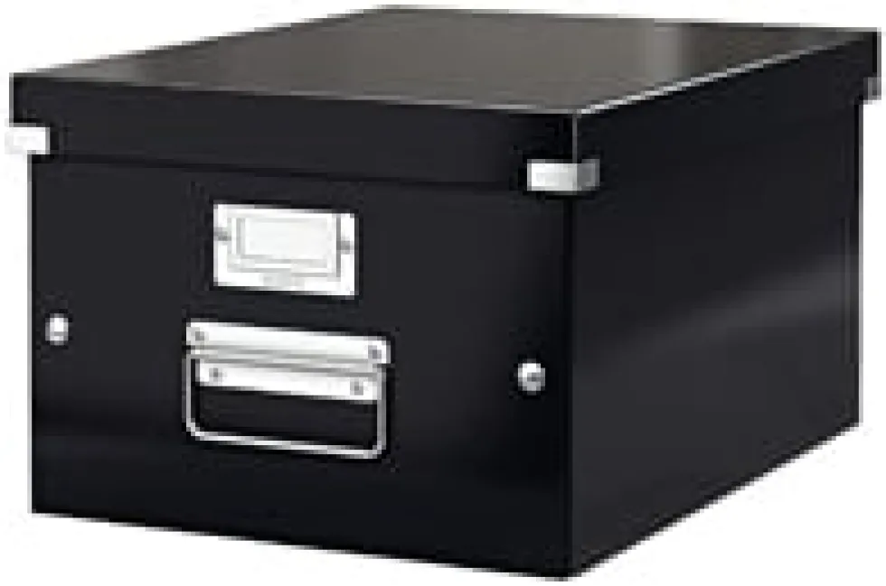 Förvaringslåda Medium Click & Store WOW Svart