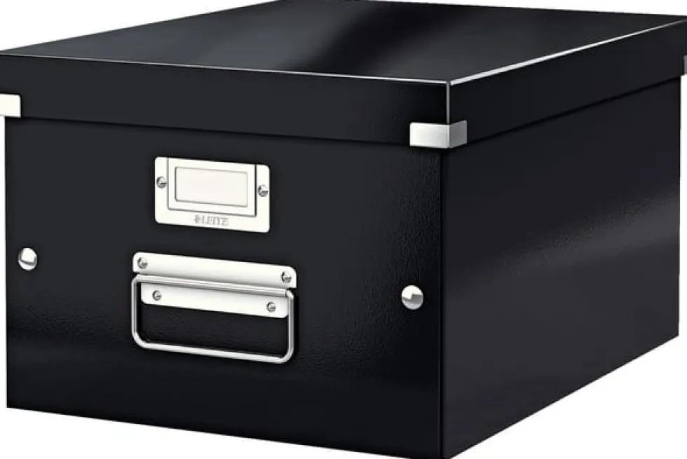 Förvaringslåda Medium Click & Store WOW Svart
