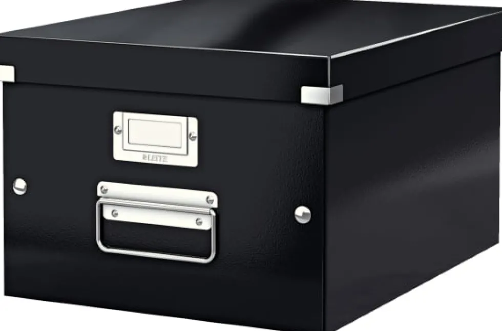 Förvaringslåda Medium Click & Store WOW Svart
