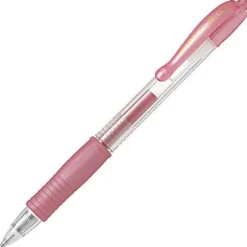 Gelkulpenna Pilot G-2 Metallic Medium Rosa, 0.7mm, 12st