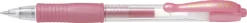Gelkulpenna Pilot G-2 Metallic Medium Rosa, 0.7mm, 12st