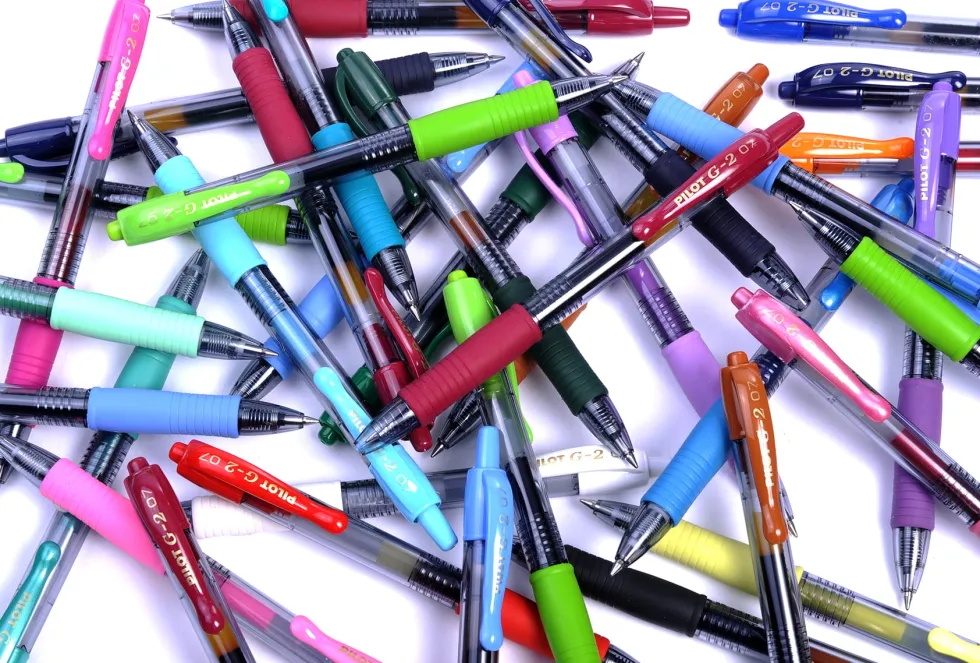 Gelkulpenna Pilot G-2 Metallic Medium Silver, 0.7mm, 12st