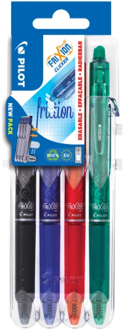 Gelpenna PILOT Frixion Click SET2GO 4/fp