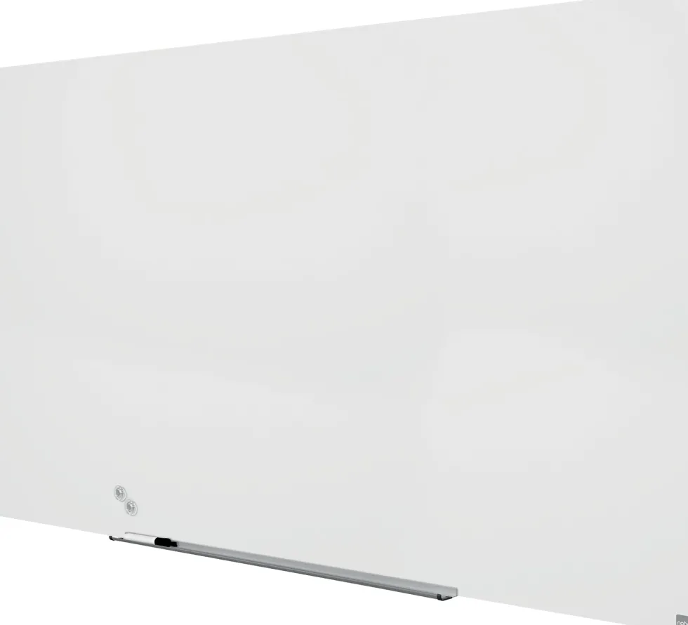 Glastavla NOBO 85" Widescreen vit, 190x100cm