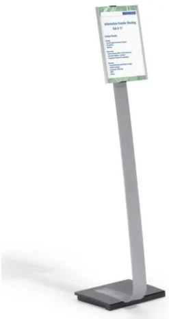 Golvskylt DURABLE info sign stand A4