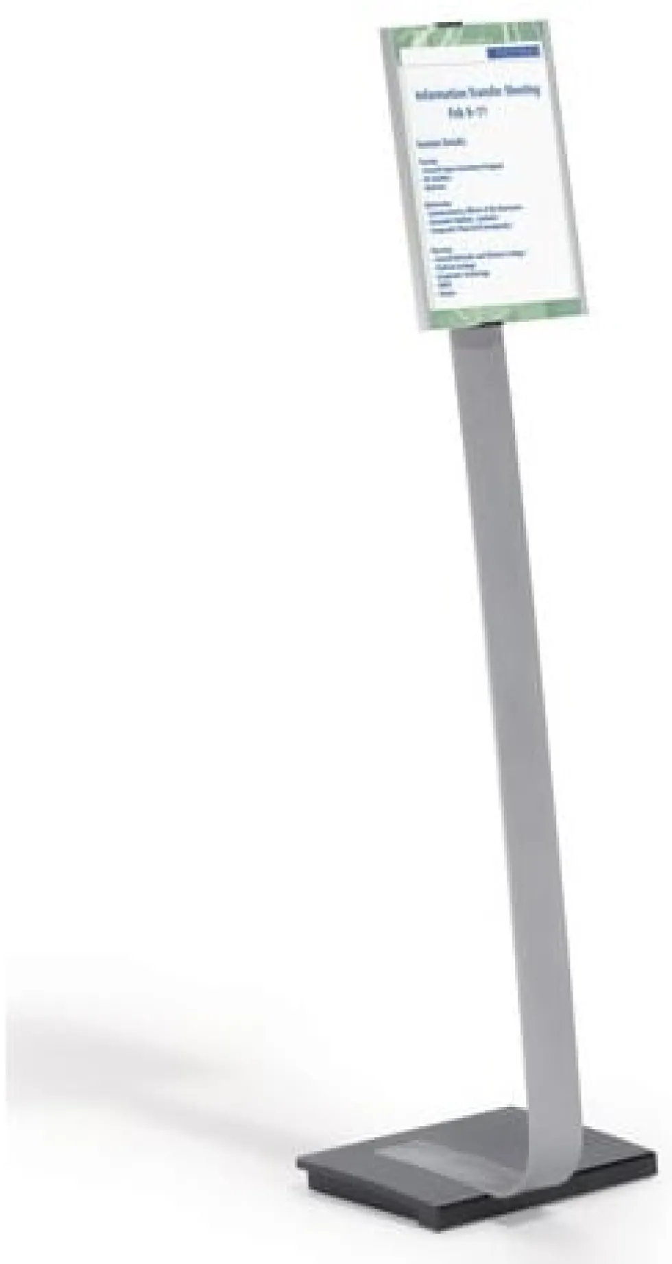Golvskylt DURABLE info sign stand A4