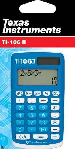 Grundskoleräknare TEXAS TI-106 II Solcell