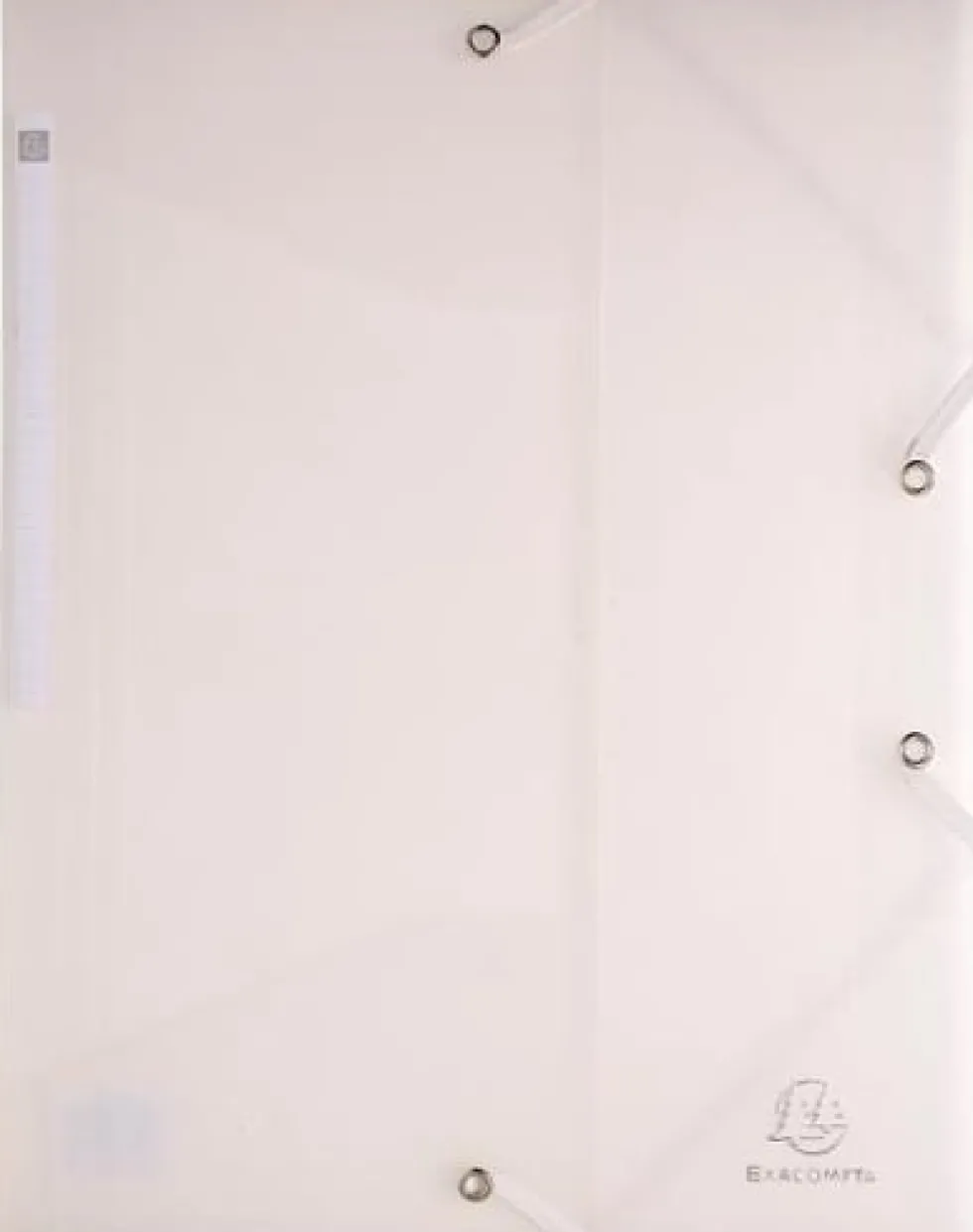 Gummibandsmapp EXACOMPTA A4 PP 3-kl tra