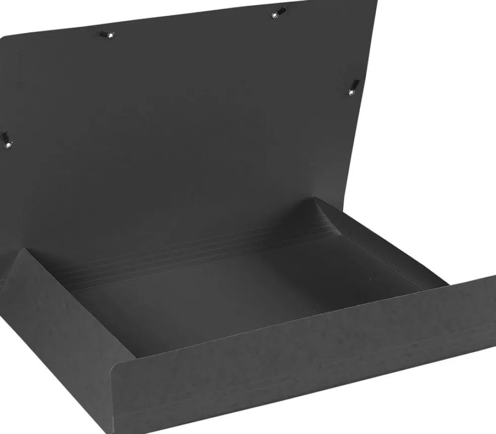 Gummibandsmapp 3-klaff A3 600g svart