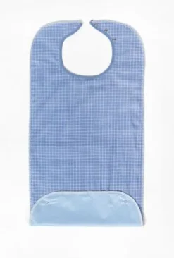 Haklapp flergång spillficka blå 45x90cm