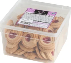 Hallonkransar GILLE, plastburk 800g