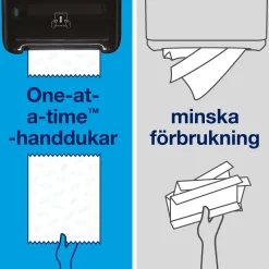 Handduk TORK Adv H1 blå 6/fp