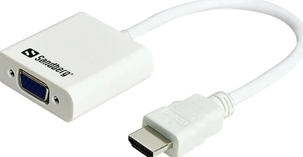 HDMI to VGA Converter, White