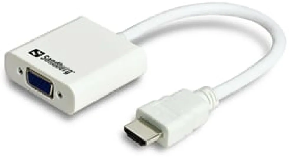 HDMI to VGA Converter, White