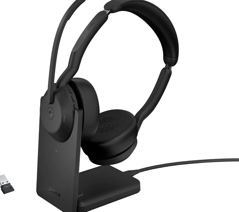Headset JABRA Evolve2 55 MS BT stativ