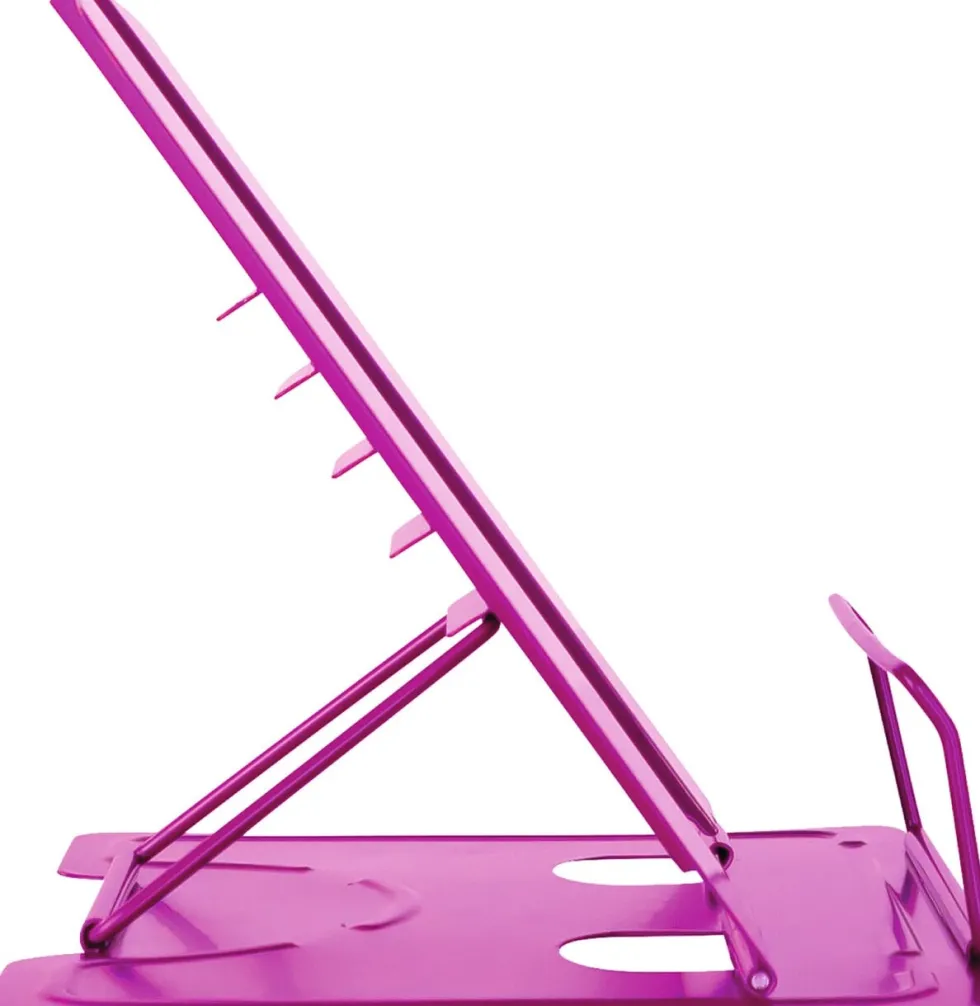 Herma bokstöd i metall rosa