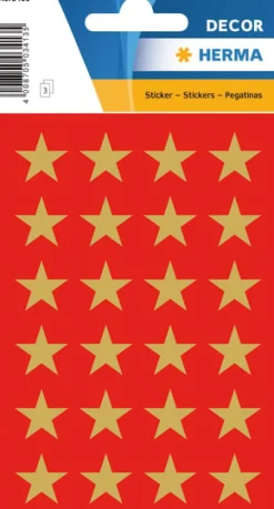 Herma stickers Decor stjärna guld (3)
