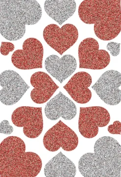 Herma stickers Magic glitter hjärtan (1)