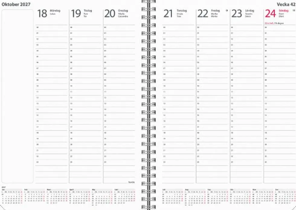 24h kalender 2027