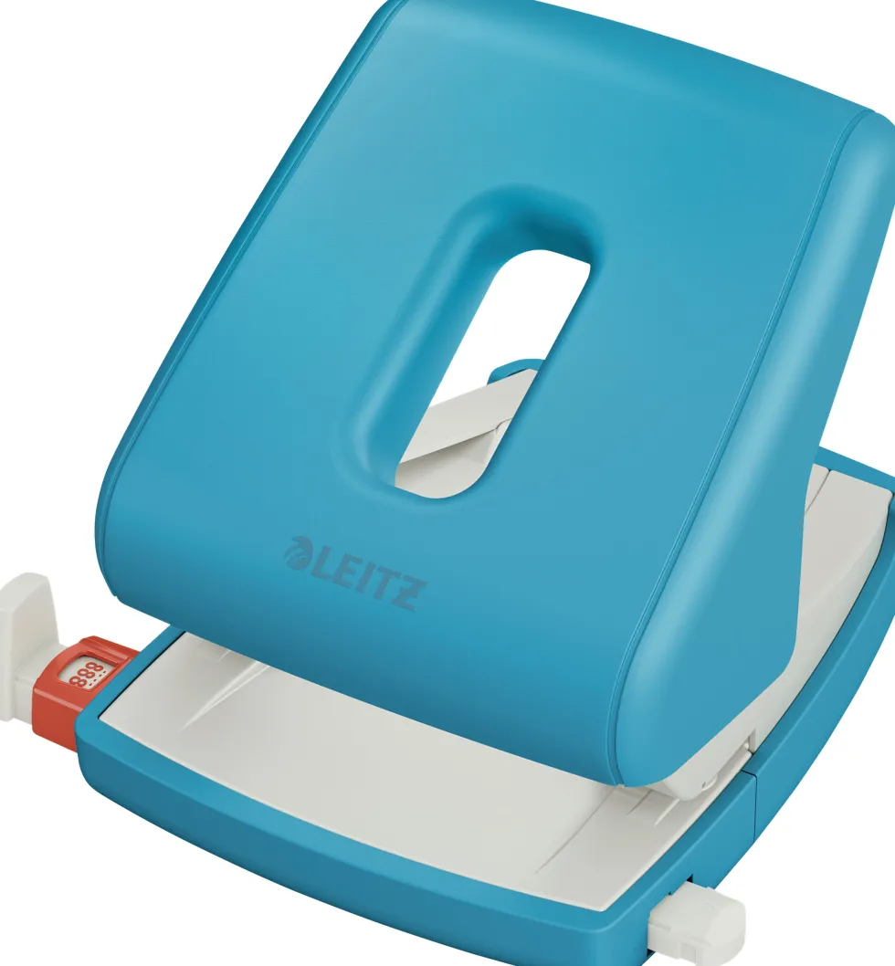 Hålslag Leitz Cosy 2 hål/30 ark EU, Blå