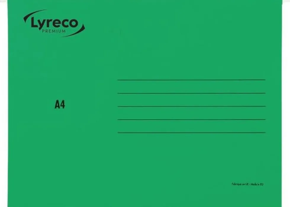 Hängmapp LYRECO A4 grön 25/fp