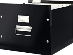 Hängmappslåda Leitz Click & Store Svart, 355x280x370mm