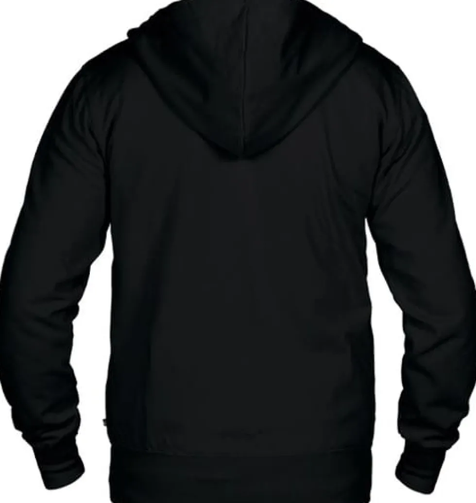 Hoodie zip TEXSTAR HC03 svart S