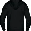 Hoodie zip TEXSTAR HC03 svart XL