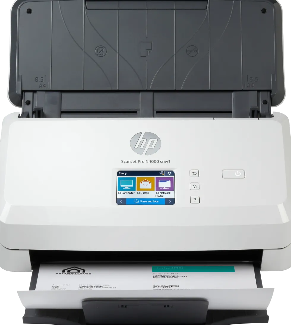 HP ScanJet Pro N4000 snw1 sheet-feed scanner