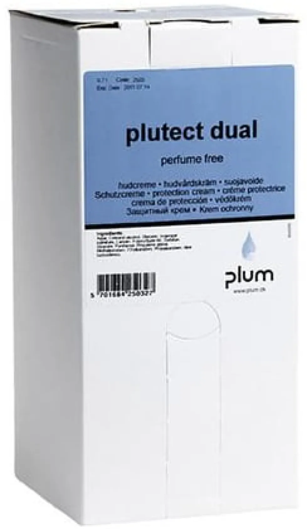 Hudskyddskräm PLUM Plutec Dual 700ml