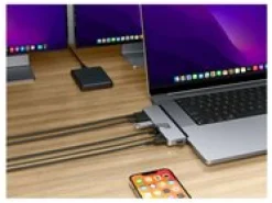 HyperDrive DUO Pro - Dockningsstation - USB-C x 2 - HDMI, USB4