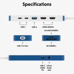 HyperDrive Flex 9 Port Dual 4K HDMI USB-