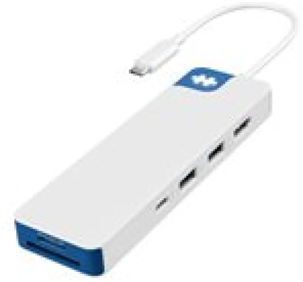 HyperDrive Flex 8 Port USB-C Hub Blue