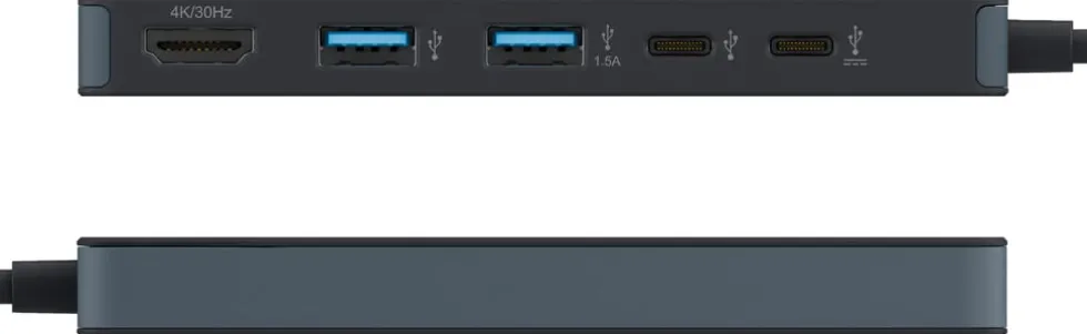 HyperDrive Flex 5 Port USB-C Hub Black