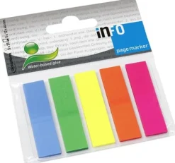 Index INFO NOTES 12x44mm 5 färg 125/fp
