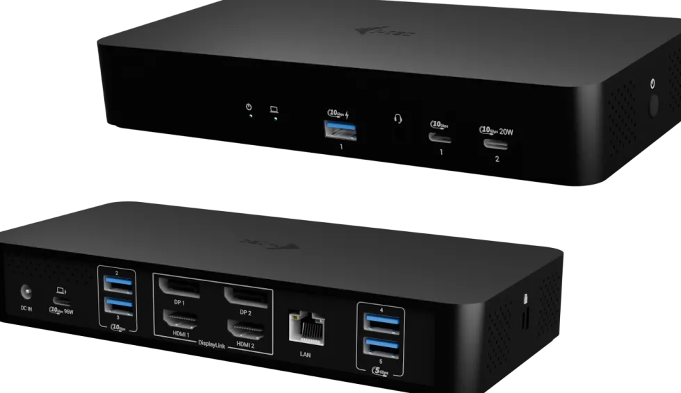 I-TEC Universal Intelligent Dual Display Docking Station, PD