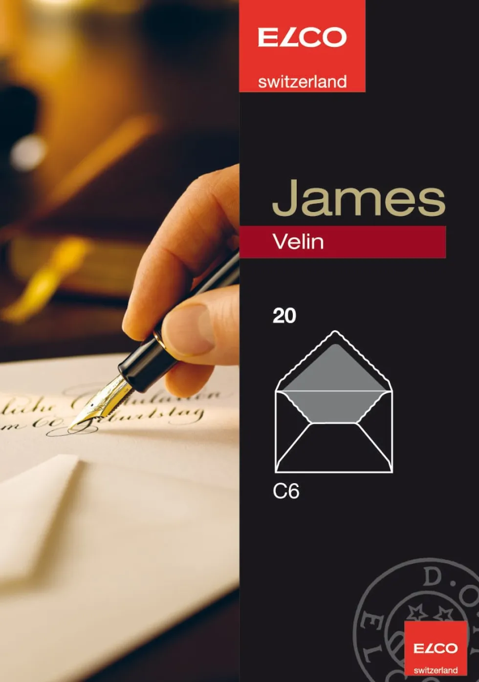 James Velin kuvert C6. 20-pack