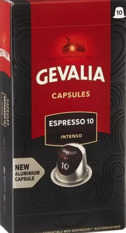 Kaffekapslar GEVALIA ESP INTENSO 10/fp
