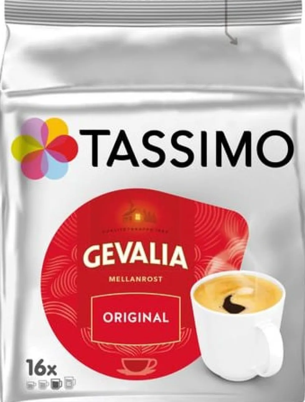 Kaffekapslar GEVALIA Tassimo 16/fp
