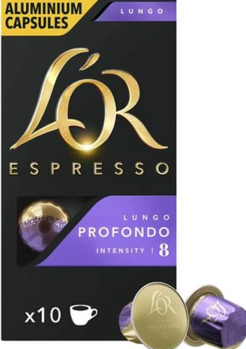 Kaffekapslar LOR LUNGO 8 PROFONDO 10/fp