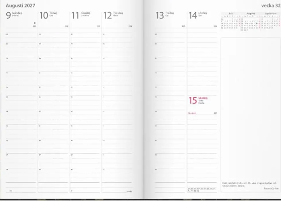 Kalender Business Flora 2027