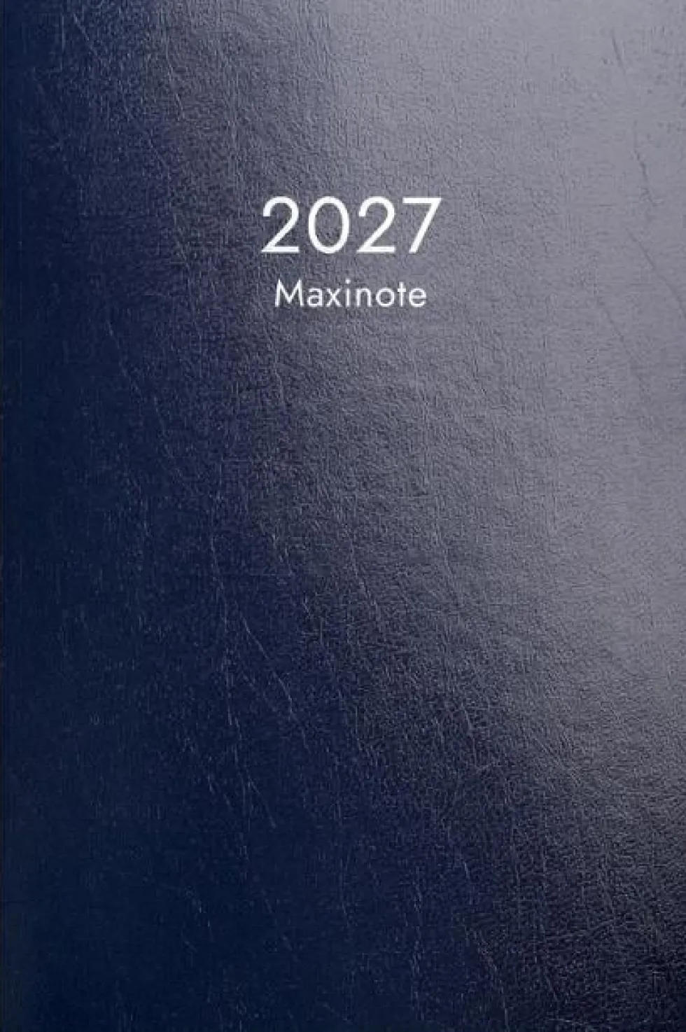 Kalender Maxinote 2027 blå