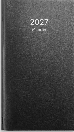 Kalender Minister 2027 svart