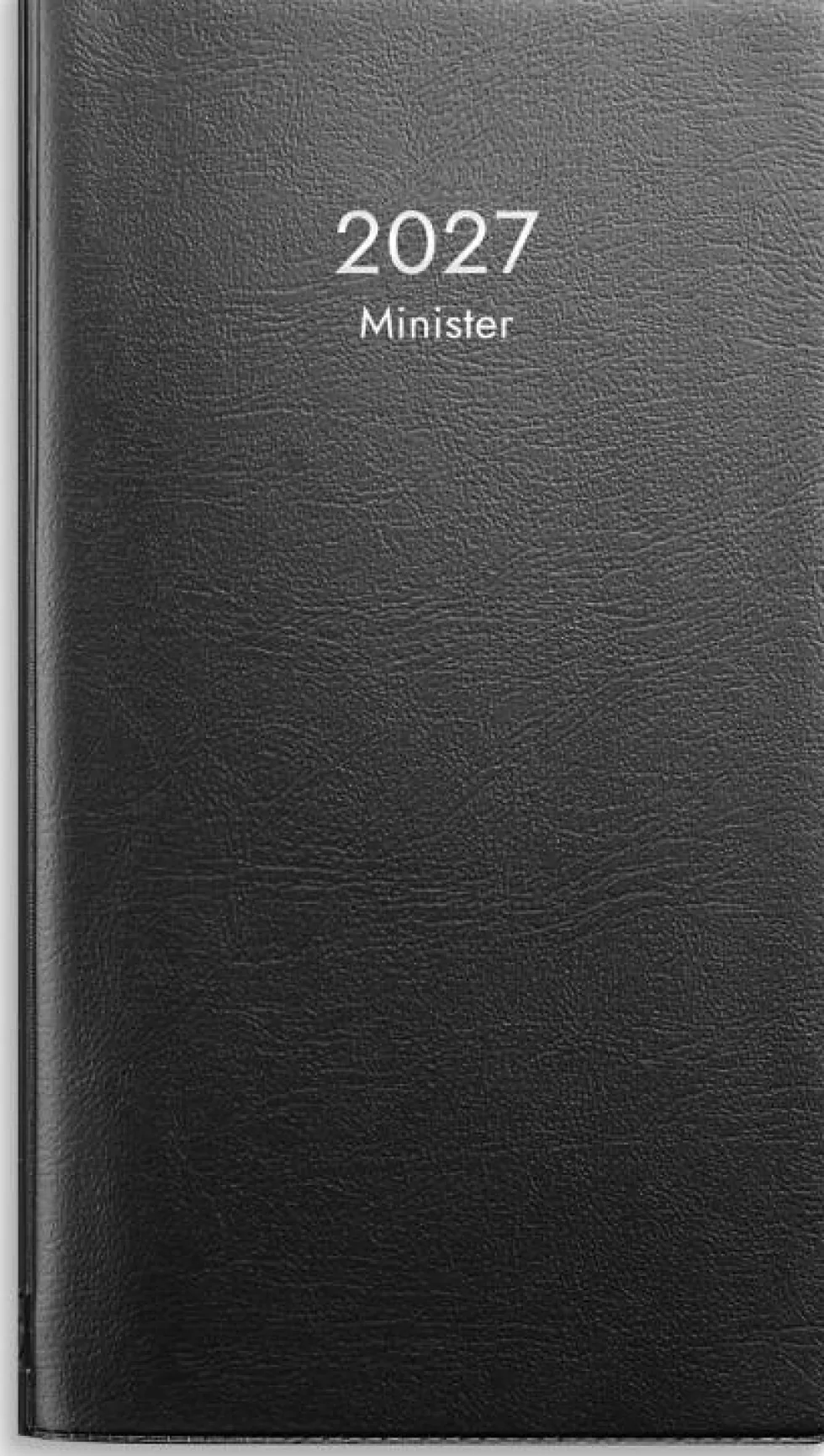 Kalender Minister 2027 svart