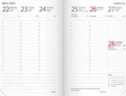 Kalender Prestige 2027 skinn svart