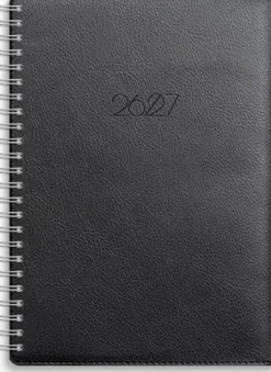 Kalender Study Twist A5 svart 26/27