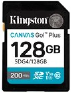 Kingston Canvas Go! Plus - Flash-minneskort - 128 GB - Video